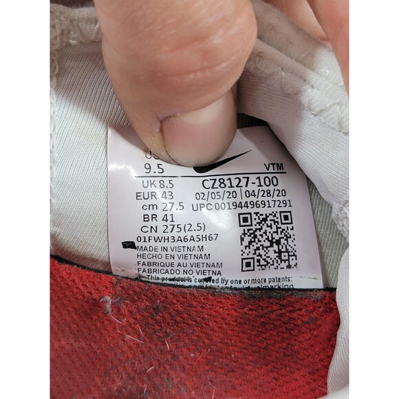 Nike Air Max 2090 Shoes Mens Size 9.5‎ White Red Black CZ8127-100 Sneakers Air main image 9